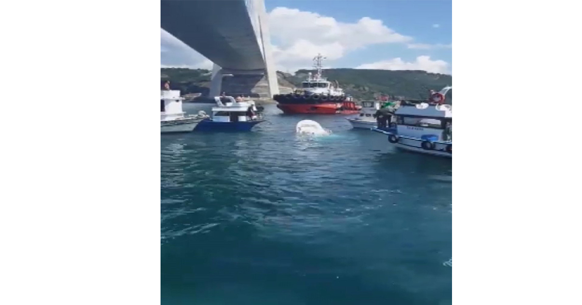 Marmara Denizi'nde Tekne Kazası